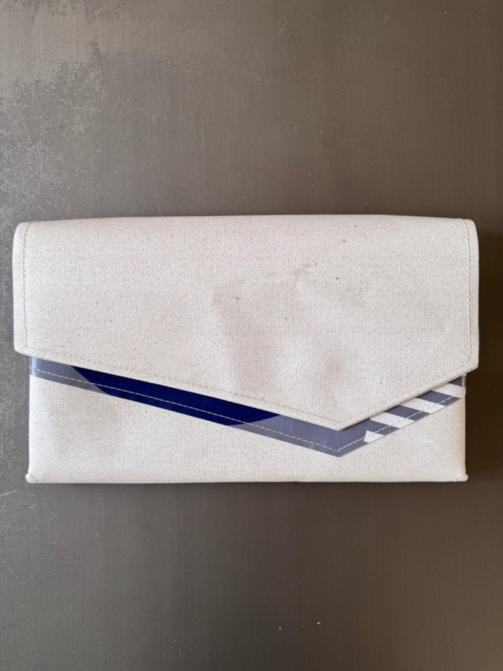 NWOT People for Urban Progress (PUP) upcycled envelope clutch